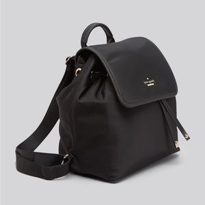 kate spade molly classic nylon bag black